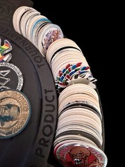 90s POGs Tournament Arena w 300 POGs, Six Slammers Metal & Plastic