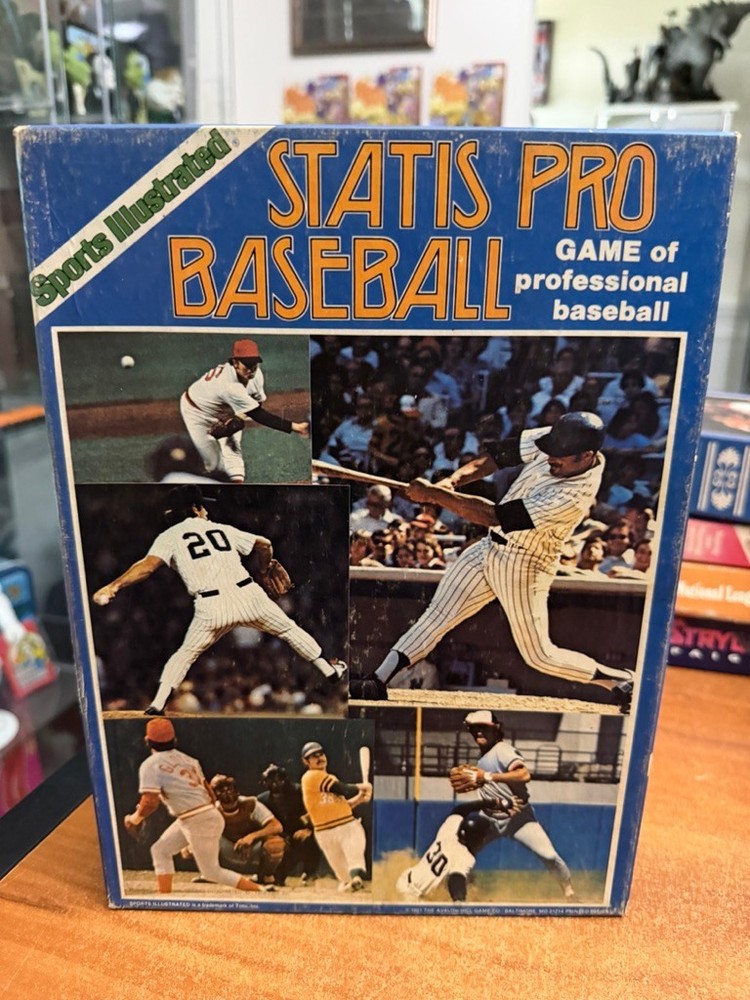 Statis Pro Major League Game of Professional Baseball ’79 Sports Illustrated Vtg