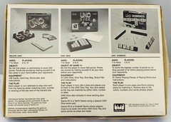 1986 UNO Dominos Game by International Games Complete in Great Cond FREE SHIP