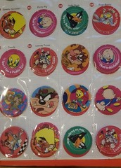 Looney Tunes TAZOS Album-Complete Set (Plus 22 extra included)50/50 WALKERS 1996