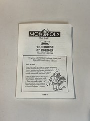 Monopoly The Simpsons Treehouse of Horror 2005 Replacement Game Instructions
