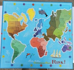RISK Board Game 1968 Complete Instructions Vintage 60s World Domination Strategy
