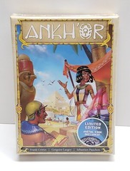 Ankh’or Board Game by Space Cowboys + Limited Edition Metal Coin **NEW**