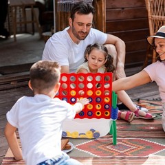 Giant 4 in a Row Game Set – Jumbo Connect Game for Kids & Adults, Indoor/Outdoor
