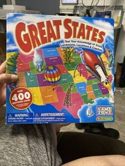 Great States Board Game Educational Excellent Condition