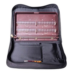 Scrabble Deluxe Travel Edition Board Game Hasbro Zipper CarryCase 100% Complete