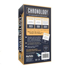 Buffalo Games – Chronology – The Game Where You Make History Standard, Black