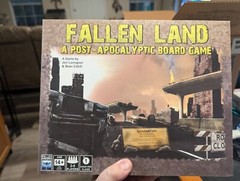 FALLEN LAND A Post-Apocalyptic Board Game 100% COMPLETE 2016