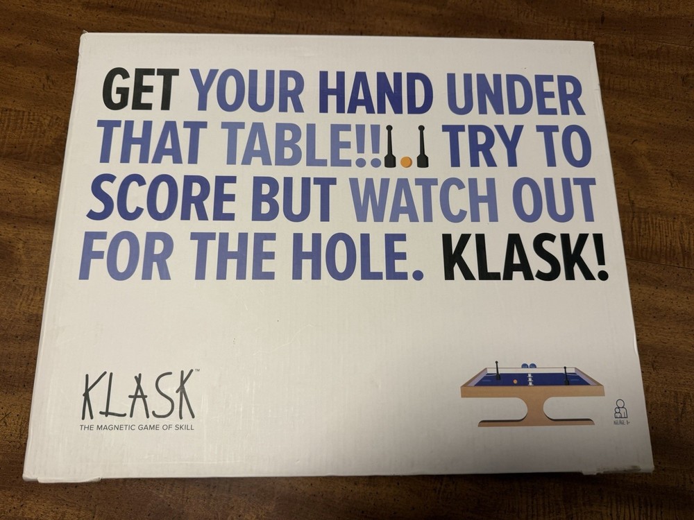 KLASK The Magnetic Game of Skill -2016 Wooden Tabletop Game