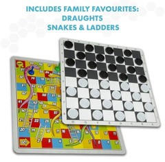 Classic Game Collection, 100 Family Board Games for Adults and Kids. Gift Idea