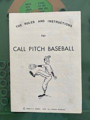 Vintage 1974 CALL PITCH BASEBALL Henkel G&T Co Game SEALED UNOPENED nos