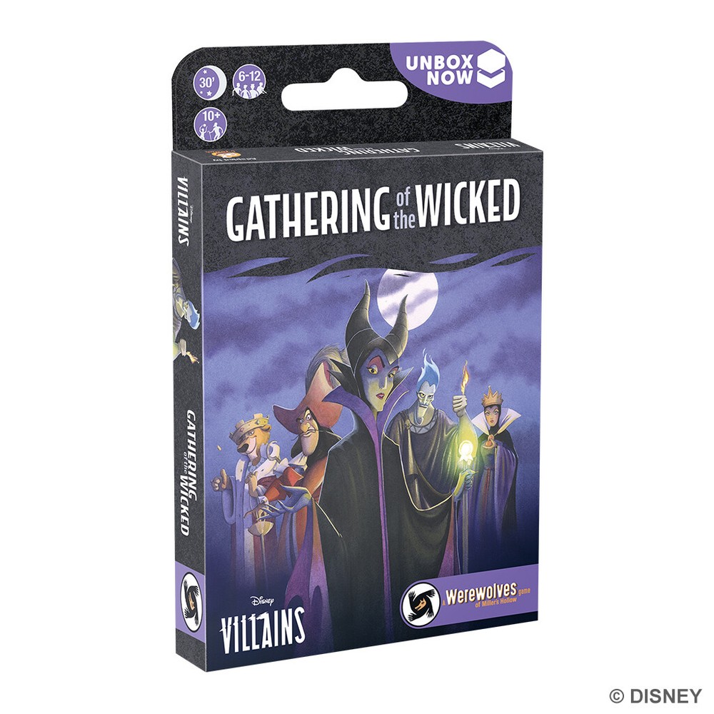 DISNEY VILLAINS: GATHERING OF THE WICKED Card / Board Game Zygomatic NIB