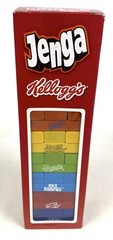 RARE NEW Kellogg’s 54 Edition 2013 Wood Jenga Fruit Loops Frosted Flakes