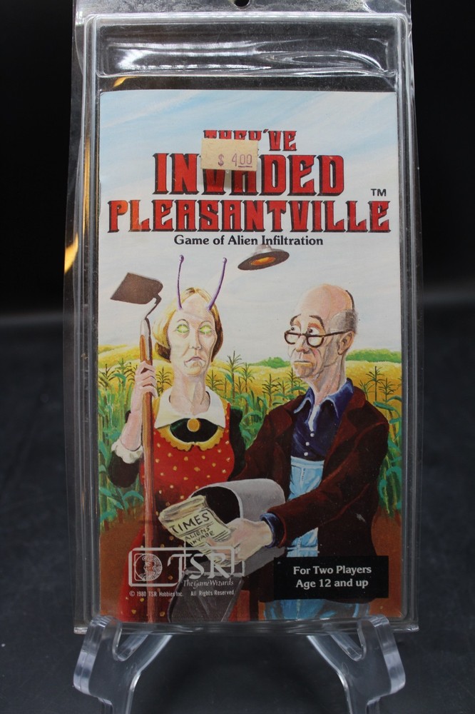 TSR They’ve Invaded Pleasantville Game of Alien Infiltration w/ map Unpunched