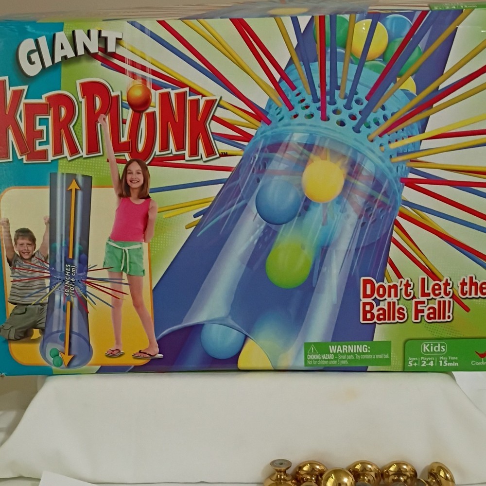 Cardinal KerPlunk Giant Game Version Strategy Kids Game 2-4 Players Ages 5+