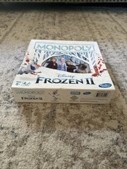 Hasbro Disney Monopoly Frozen 2 Edition Board Game 2-6 Players Age 8+ 99% Cmplte