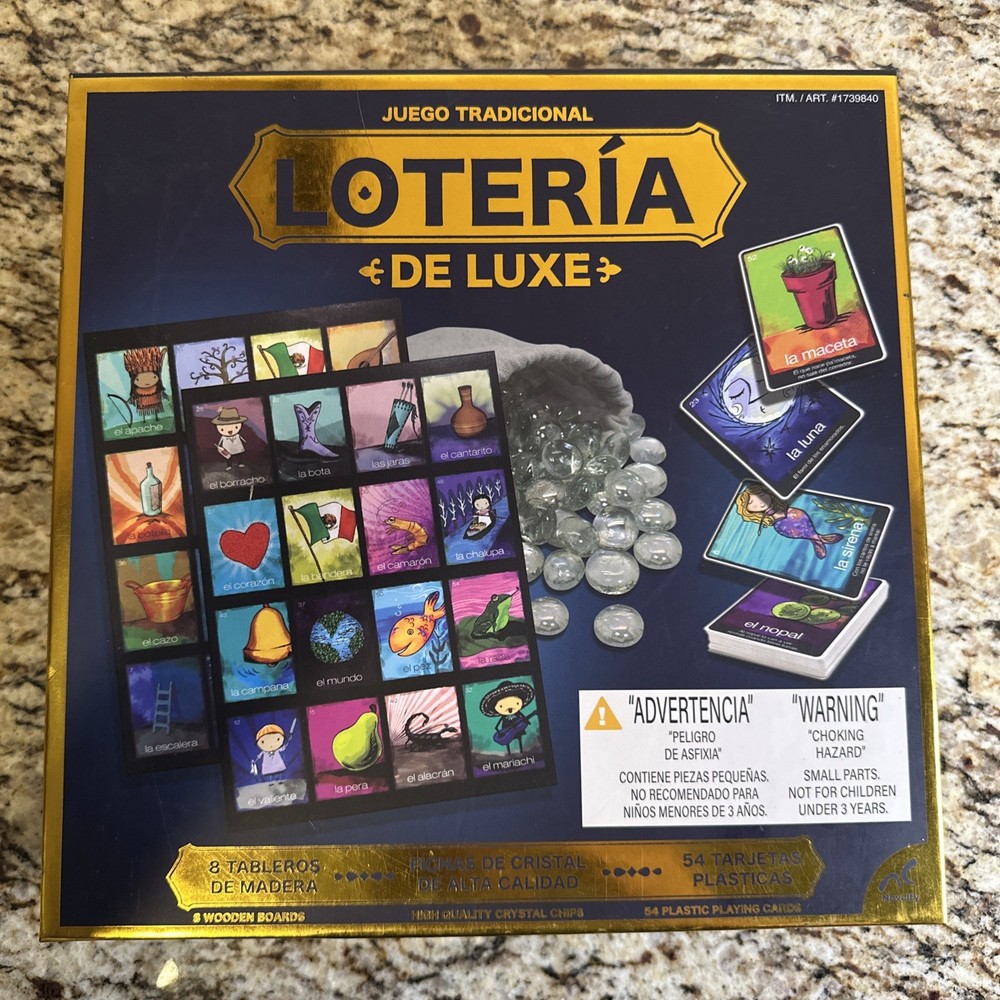 LOTERIA Mexican DeLuxe Edition Game Serpientes Y Escaleras Brand NEW & SEALED