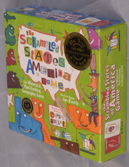 The Scrambled States of America Educational Geography Board Game Complete