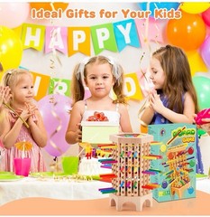 Montessori Game Wooden Board Games for Kids 4-6-8-12, Math Educational Toys 3 5