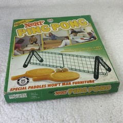 Vintage Nerf Ping Pong Parker Brothers Table Tennis Game No 0273 Complete Set