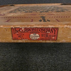 Antique Carrom Company Double Sided Wood Game Board No. 1 Archarena 28.5″X28.5″