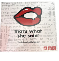 That’s What She Said Game -The Hilariously Twisted Party Game Adults Only Sealed