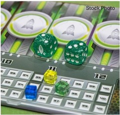 Space Base Dice Board Game by AEG Intergalatic Fleet & John D Clair NEW SEALED