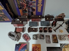 Vintage Hasbro HeroQuest Witch Lord Board Game Lot