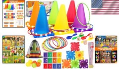 49PCS LED Carnival Games Combo Set for Kids – Perfect Outdoor Fun & Activities