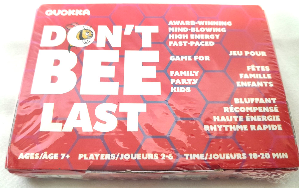 Don’t Bee Last, A fast paced party game for the whole family NEW, sealed