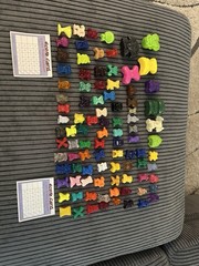 Crazy Bones Aliens Monsters Children’s Game Pieces Lot w/ Score Cards 2 Players