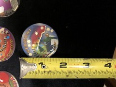 Vintage 1990s US State government Collectible POGS Sheet United States