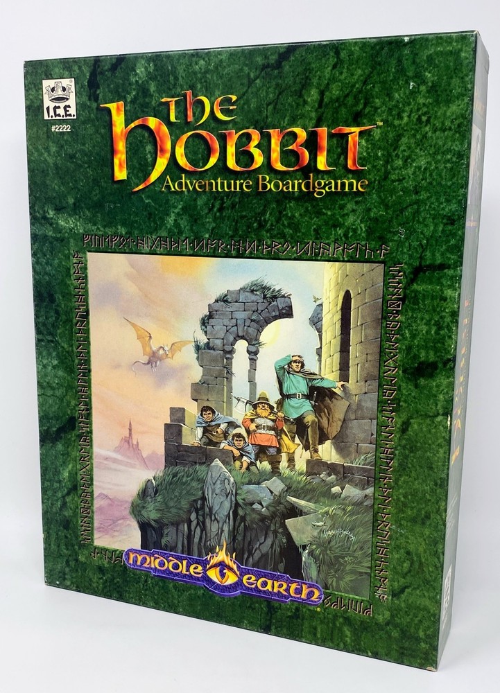 I.C.E. The Hobbit Adventure Board Game (1995) Complete Open Box w/Mail-In Order