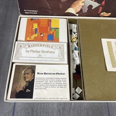 Parker Bros VTG 1970 MASTERPIECE Art Auction Game – American Gothic/Grant Wood