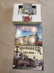Trainmaker Board Card Dice Game AEG Railroad Push Your Luck Train Chris Leder