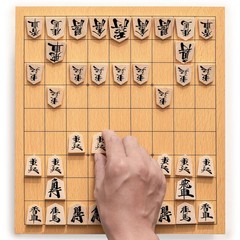 Shogi Japanese Chess Game Set – Wooden Board with Drawers and Traditional Kom…