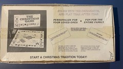 The Christmas Game 1980 Holiday Board Games Milwaukee NOT COMPLETE