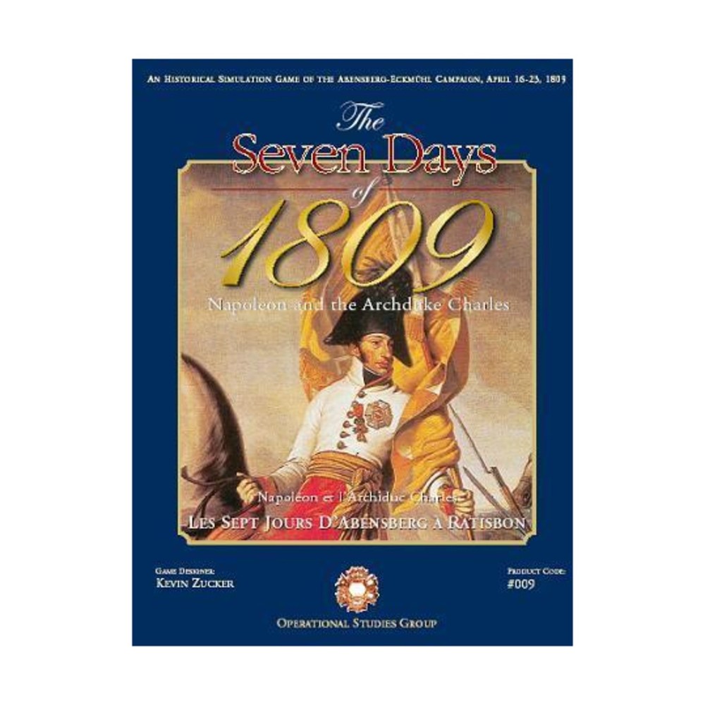 OSG Wargame Seven Days of 1809 Box VG+/NM