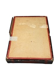 Antique Vintage Eye Rest ANAGRAMS Game Box and Instructions ONlY