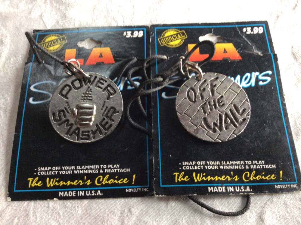1990’s Slammers L.A. Official (set of 2 Power Smasher, Off the Wall