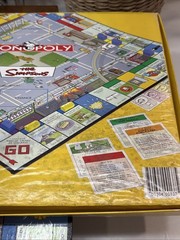 The Simpsons Monopoly 2004 Used Complete Parker Brothers Vtg