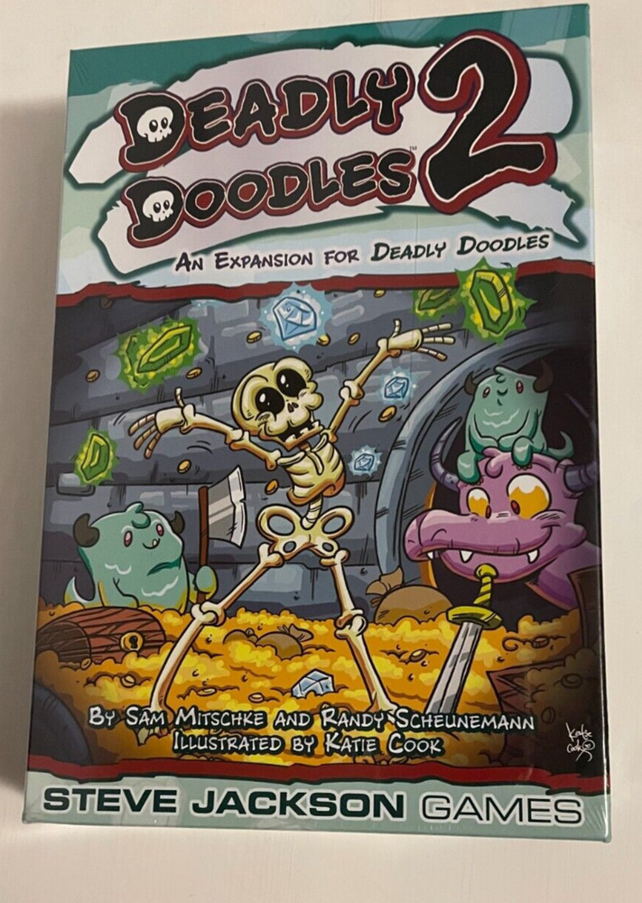 Steve Jackson Games Deadly Doodles 2 Expansion Board Game Multicolor SJG 1399