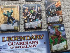 Legendary: Marvel Deck Building Game – Core game, Dark City Expansion, and GOTG