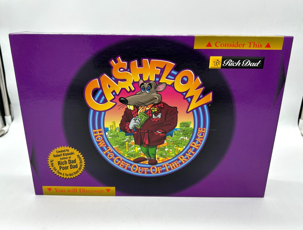 VTG Cashflow 101 Boardgame by Robert Kiyosaki – Rich Dad Investing Game 2002