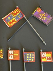 Milton Bradley Battle Masters Board Game Banners Flags Replacement Lot Of 23
