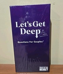 NEW Lets Get Deep Couples Game Intimacy Conversation Cards Date What Do U Meme?