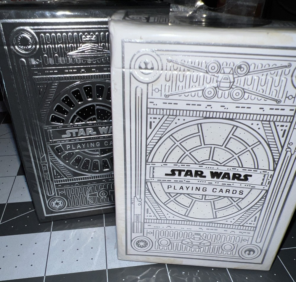 2 pk Silver Edition Star Wars Playing Cards – Light Side White