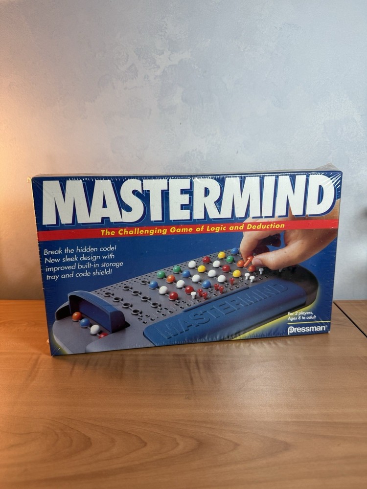 MASTERMIND Pressman Board Game Toy Boardgame 1996 Vintage – New & Sealed