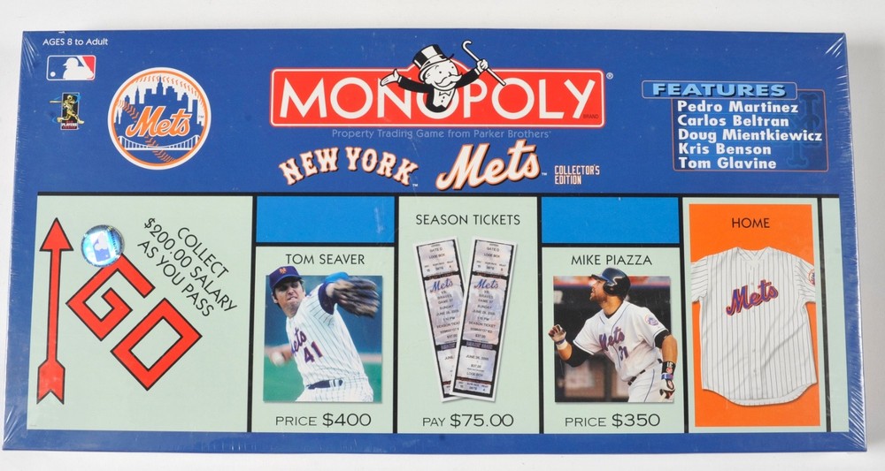 New York Mets Collector’s Edition Monopoly Game NEW Sealed 2005 Beltran Martinez