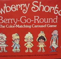 1981 Parker Brothers Strawberry Shortcake Berry-Go-Round Carousel Game, Complete